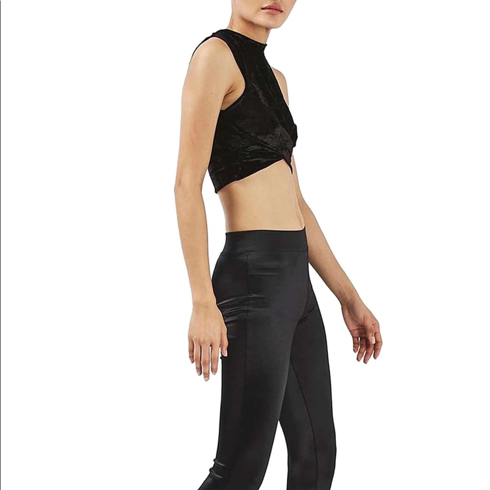 Velvet crop top size 4 - Picture 7 of 7